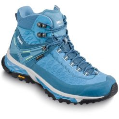 Buty damskie MEINDL Top Trail Lady Mid GTX, z membraną Gore-Tex. Niebieskie trekkingi Meindl, z gore-texu, trekkingowe. W wyprzedaży za 759.85 zł.