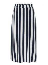 TATUUM Spódnica "Katia" w kolorze granatowo-białym rozmiar: 38. Niebieskie spódnice Tatuum, na co dzień, s, bez wzorów, z wiskozy, klasyczne, midi, proste. Za 113.45 zł.