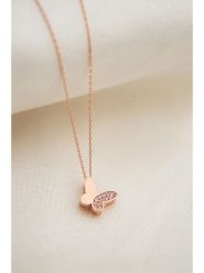 Heliophilia Srebrny naszyjnik z zawieszką - dł. 43 cm rozmiar: onesize. Szare naszyjniki Heliophilia, z cyrkonią, srebrne. Za 39.99 zł.