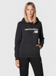 New Balance Bluza Classic Core Fleece WT03810 Czarny Relaxed Fit. Czarne bluzy New Balance, s, bez wzorów, z bawełny, bez kaptura. Za 149.99 zł.