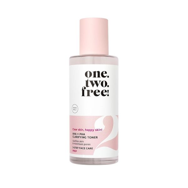 One.two.free! Krok 1. Oczyszczanie AHA + PHA Clarifying Toner Toniki do twarzy 100 ml. Oczyszczanie one.two.free!. Za 66.75 zł.