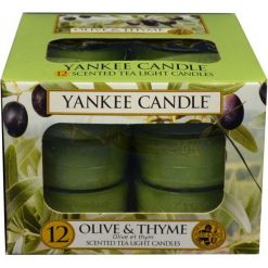Yankee Candle Świeczki Olive & Thyme Typu Tealight, 12X9.8g. Nawilżacze powietrza Yankee Candle. Za 38.00 zł.