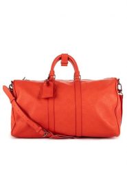 Louis Vuitton Skórzana torba podróżna w kolorze czerwonym - 45 x 27 x 20 cm rozmiar: onesize. Czerwone torby na ramię Louis Vuitton, bez wzorów, z materiału, przez ramię. Za 12,136.99 zł.