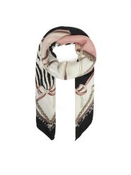 Liu Jo Chusta Foulard Ribbon Anima 2F5083 T0300 Beżowy. Brązowe rękawiczki Liu Jo, bez wzorów, z materiału. Za 219.99 zł.