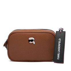 Torebka KARL LAGERFELD. Brązowe torebki klasyczne KARL LAGERFELD, bez wzorów, bez dodatków. Za 519.99 zł.