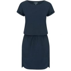 Sukienka sportowa damska LOAP Ubrina niebieska M. Niebieskie sukienki Lolë, m, bez wzorów, sportowe, bez kołnierzyka, bez ramiączek, sportowe. Za 183.99 zł.