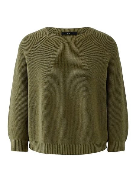 Oui Sweter w kolorze khaki rozmiar: 36. Brązowe swetry Oui, bez wzorów, ze splotem, bez ramiączek. Za 211.28 zł.