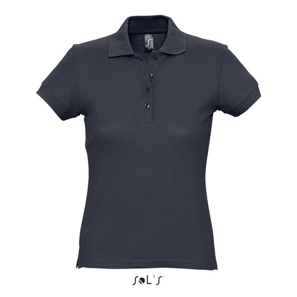 Polo Sol's Passion. Czarne koszulki polo SOL'S, m, bez wzorów, z bawełny, bez kołnierzyka, bez ramiączek. Za 59.50 zł.