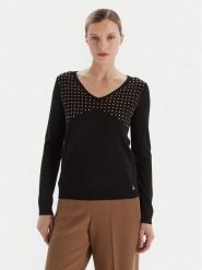 Artigli Sweter ACMA002723 Czarny Regular Fit. Czarne swetry Artigli, xl, bez wzorów, z syntetyku, bez ramiączek. Za 179.99 zł.
