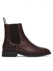 Gant Sztyblety Fayy 33551427 Brązowy. Brązowe botki GANT, bez wzorów, ze skóry, bez obcasa, na płaskiej podeszwie, bez zapięcia. Za 769.99 zł.