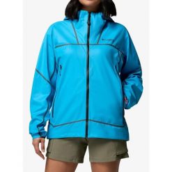 Kurtka przeciwdeszczowa damska Columbia Cassiar Pro ODX Shell. Niebieskie kurtki sportowe Columbia, bez wzorów, bez kaptura, trekkingowe. Za 1,110.99 zł.