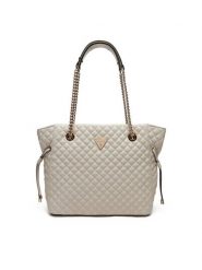 Guess Torebka HWEQG9 54122 Écru. Torebki klasyczne Guess, z aplikacjami, ze skóry, bez dodatków. Za 659.99 zł.