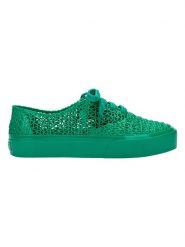 Melissa Sneakersy w kolorze zielonym rozmiar: 40. Zielone trampki Melissa, bez wzorów, bez zapięcia. Za 211.31 zł.