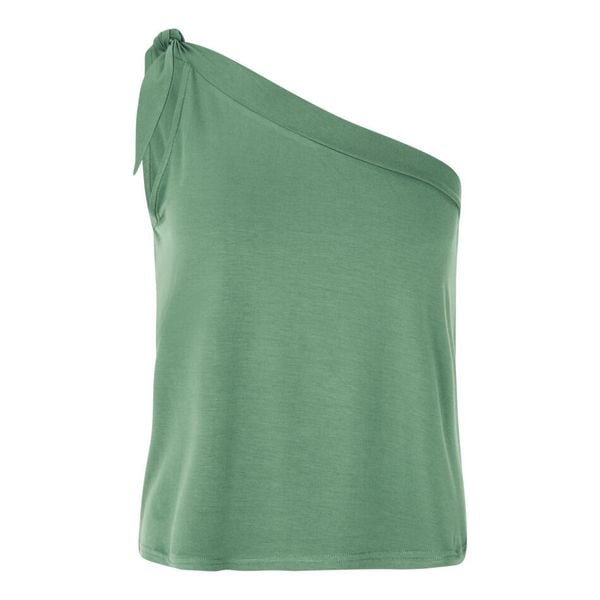 Damski tank top Protest Selma. Zielone topy Protest, bez wzorów, bez kołnierzyka, bez ramiączek. Za 201.00 zł.