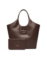 LOVE MOSCHINO Torebka JC4392PP0NKN0313 Brązowy. Brązowe torebki klasyczne Love Moschino, bez wzorów, ze skóry, bez dodatków. Za 849.99 zł.