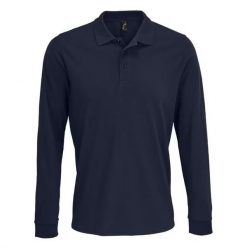 Koszulka Polo Z Długim Rękawem Dla Dorosłych Unisex Polycotton. Niebieskie bluzki SOL'S, s, bez wzorów, casualowe, bez kołnierzyka, bez ramiączek. Za 84.99 zł.
