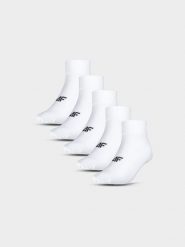 4F Skarpetki długie (5-pack) damskie - białe 35-38. Białe skarpety 4f, bez wzorów. Za 59.99 zł.