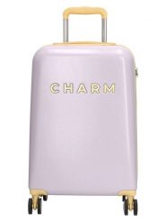 Charm Walizka w kolorze fioletowym - 36 x 55 x 20,5 cm rozmiar: onesize. Różowe walizki Charm, bez wzorów. Za 217.99 zł.
