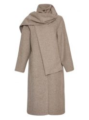MOSS COPENHAGEN Płaszcz zimowy "Josia" w kolorze jasnobrązowym rozmiar: XS/S. Brązowe płaszcze Moss Copenhagen, na zimę, s, bez wzorów, z puchu, bez kaptura. Za 439.24 zł.