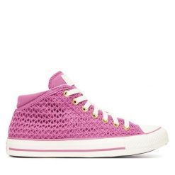 Trampki Converse. Czerwone trampki Converse, bez wzorów, bez zapięcia. Za 299.99 zł.
