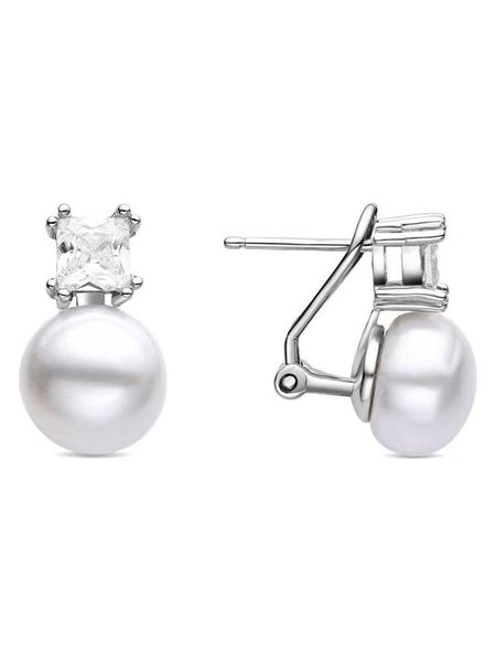 Luxenter Srebrne kolczyki z perłami rozmiar: onesize. Szare kolczyki Luxenter, z cyrkonią, srebrne. Za 192.33 zł.