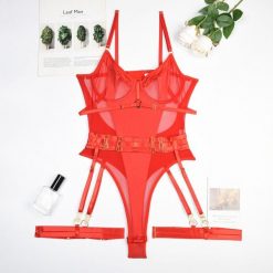 Zestaw trzyczęściowy z body na specjalne okazje Biggy. Czarne body Intica, s, z aplikacjami, z materiału. Za 149.00 zł.