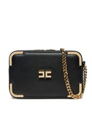 Elisabetta Franchi Torebka BS-72A-47E2-V260 Czarny. Czarne torebki klasyczne Elisabetta Franchi, bez wzorów, ze skóry, bez dodatków. Za 1,249.00 zł.