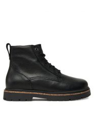 Birkenstock Trapery Highwood Lace Mid 1030783 Czarny. Czarne trapery i śniegowce Birkenstock, ze skóry. Za 899.99 zł.