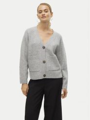 Vero Moda Kardigan Boom 10320457 Szary Loose Fit. Szare kardigany Vero Moda, s, bez wzorów, z syntetyku. Za 129.99 zł.