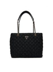 Guess Torebka Giully (BG) HWBG87 48240 Czarny. Czarne torebki klasyczne Guess, z aplikacjami, z materiału, bez dodatków. Za 419.99 zł.