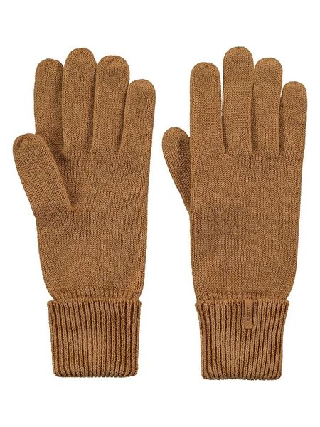 Barts Rękawiczki w kolorze jasnobrązowym rozmiar: 7. Brązowe rękawiczki Barts, bez wzorów, prążkowane. Za 87.40 zł.