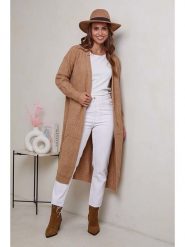 Soft Cashmere Kardigan w kolorze karmelowym rozmiar: 38/40. Brązowe kardigany Soft Cashmere, bez wzorów, z kaszmiru. Za 145.26 zł.
