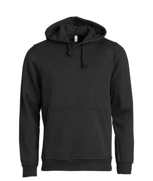 Clique Basic Hoody bluza z kapturem unisex, materiał odporny na piling – black. Czarne bluzy CLIQUE, s, bez wzorów, z bawełny, z kapturem. Za 174.92 zł.