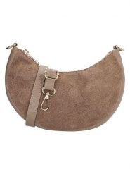 Charm Skórzana torebka w kolorze jasnobrązowym - 20 x 12 x 5 cm rozmiar: onesize. Brązowe torby na ramię Charm, bez wzorów, z materiału, na ramię, bez dodatków. Za 108.99 zł.