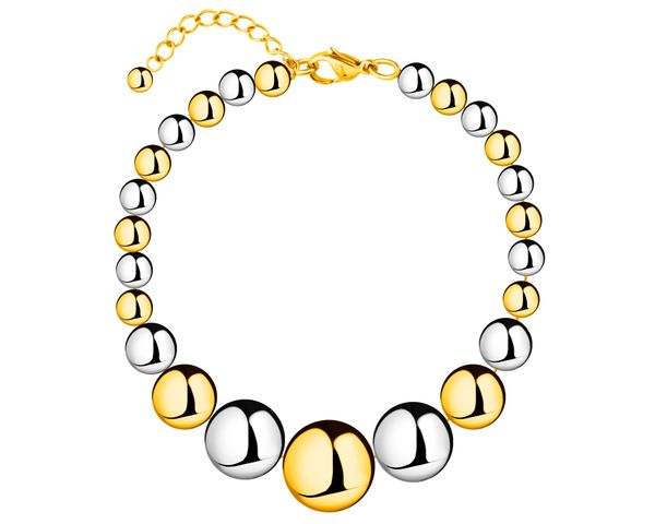 Bransoletka ze stali szlachetnej - kulki. Bransoletki Elixa, ze stali. Za 299.00 zł.