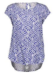 ONLY Bluzka w kolorze niebieskim rozmiar: XL. Niebieskie bluzki Only, xl, bez wzorów, bez kołnierzyka, bez ramiączek. Za 60.95 zł.