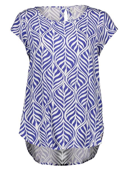ONLY Bluzka w kolorze niebieskim rozmiar: XL. Niebieskie bluzki Only, xl, bez wzorów, bez kołnierzyka, bez ramiączek. Za 60.95 zł.