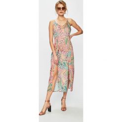 Glamorous - Sukienka. Sukienki Glamorous, na co dzień, l, bez wzorów, z materiału, casualowe, bez kołnierzyka, bez ramiączek, midi, proste. W wyprzedaży za 129.90 zł.