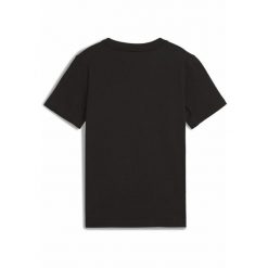 Młodzieżowa koszulka Active Sports z grafiką PUMA Black. Czarna bluzki Puma, m, bez wzorów, z gumy, młodzieżowe, bez kołnierzyka, bez ramiączek. Za 99.00 zł.