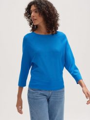 OPUS Sweter "Potura" w kolorze niebieskim rozmiar: 38. Niebieskie swetry Opus, bez wzorów, bez ramiączek. Za 122.96 zł.