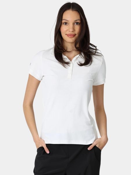 Koszulka Polo Damska Helly Hansen W Crewline. Białe koszulki polo Helly Hansen, l, bez wzorów, z materiału, bez kołnierzyka, bez ramiączek. Za 334.70 zł.