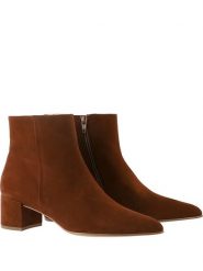 Högl Skórzane botki "Beatrice" w kolorze jasnobrązowym rozmiar: 36. Brązowe botki Högl, bez wzorów, bez obcasa, bez zapięcia. Za 434.95 zł.