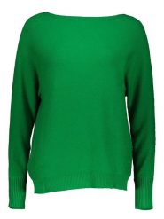 Street One Sweter w kolorze zielonym rozmiar: 38. Zielone swetry Street One, bez wzorów, bez ramiączek. Za 114.45 zł.