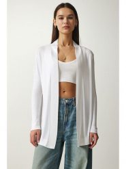 Happiness Istanbul Kardigan w kolorze kremowym rozmiar: XS. Brązowe kardigany Happiness Istanbul, xs, bez wzorów. Za 56.99 zł.