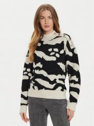 Morgan Sweter 242-MFELIX Beżowy Regular Fit. Brązowe swetry Morgan, s, bez wzorów, z syntetyku, bez ramiączek. Za 159.99 zł.