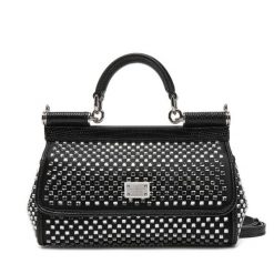 Torebka Dolce&Gabbana. Czarne torebki klasyczne Dolce&Gabbana, bez wzorów, bez dodatków. Za 8,699.00 zł.