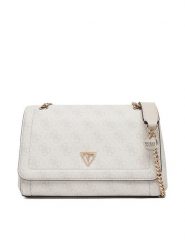Guess Torebka Noelle II HWBG96 72210 Écru. Torebki klasyczne Guess, z aplikacjami, ze skóry, bez dodatków. Za 589.99 zł.