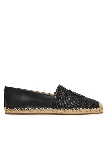MICHAEL Michael Kors Espadryle Kenzie Espadrille 40S6KZFP2D Czarny. Czarne espadryle MICHAEL Michael Kors, bez wzorów, ze skóry, bez obcasa, bez zapięcia. Za 378.99 zł.