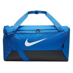 Torba Brasilia Duffle Bag. Czerwone torby na ramię Nike, bez wzorów, z materiału, na ramię, bez dodatków. Za 227.99 zł.