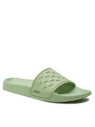 Puma Klapki Leadcat 2.0 Cut Out 395402-01 Zielony. Zielone klapki Puma, bez wzorów, z syntetyku, bez obcasa. Za 119.99 zł.